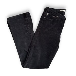 AG Adriano Goldschmied “The Angel” Boot Cut Corduroy Pants – Black – Size 27R